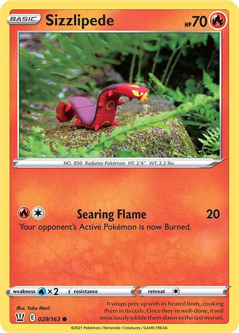 Sizzlipede #029/163 - SWSH05: Battle Styles