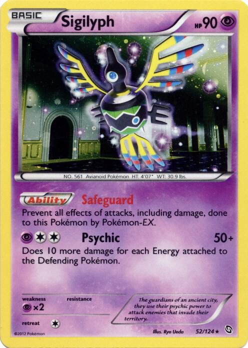 Sigilyph - 52/124 (Cosmos Holo) #052/124 - Blister Exclusives
