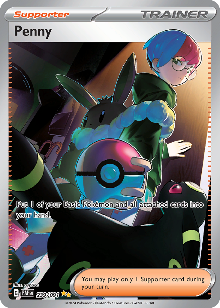 Pokémon — Penny — Paldean Fates (SIR)