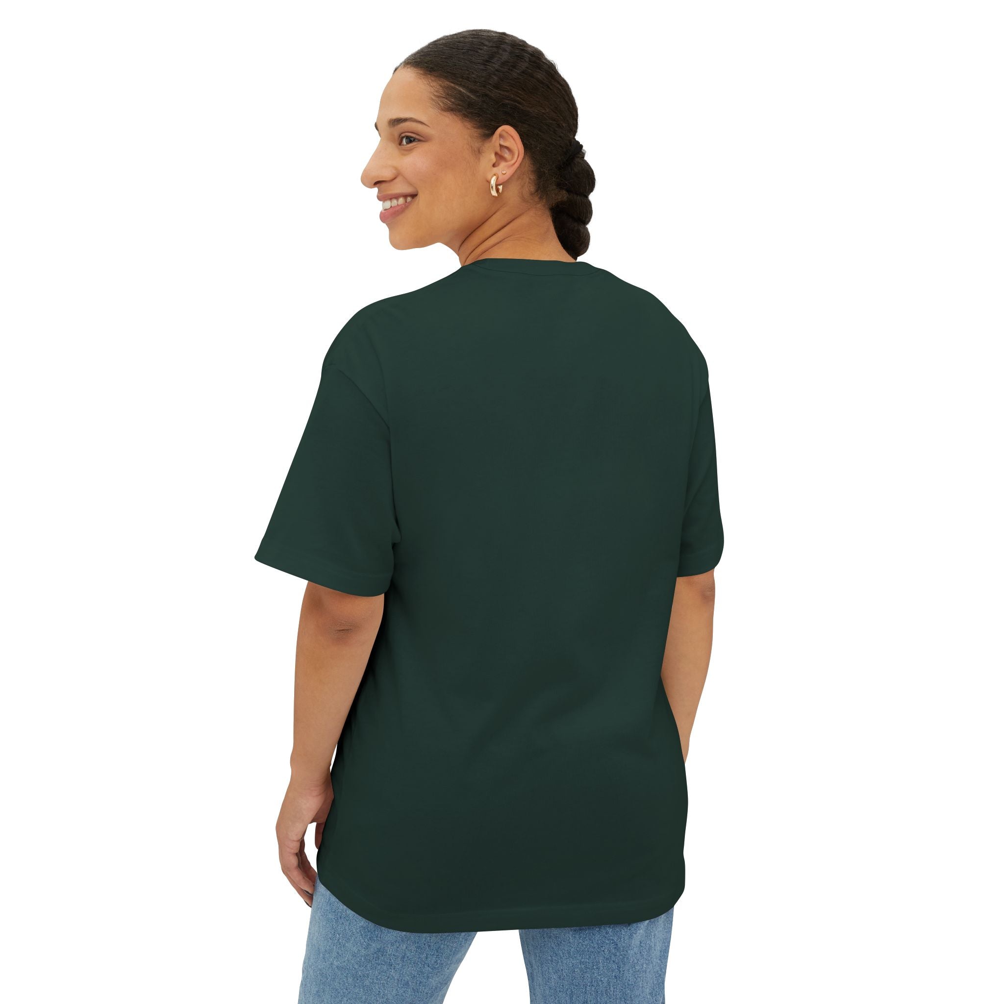 Boxy Tee — Minimal Seashell Sunrise Graphic Tee