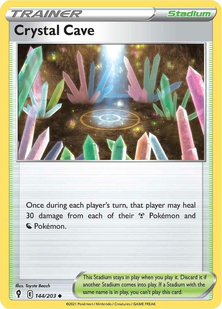 Crystal Cave #144/203 - SWSH07: Evolving Skies