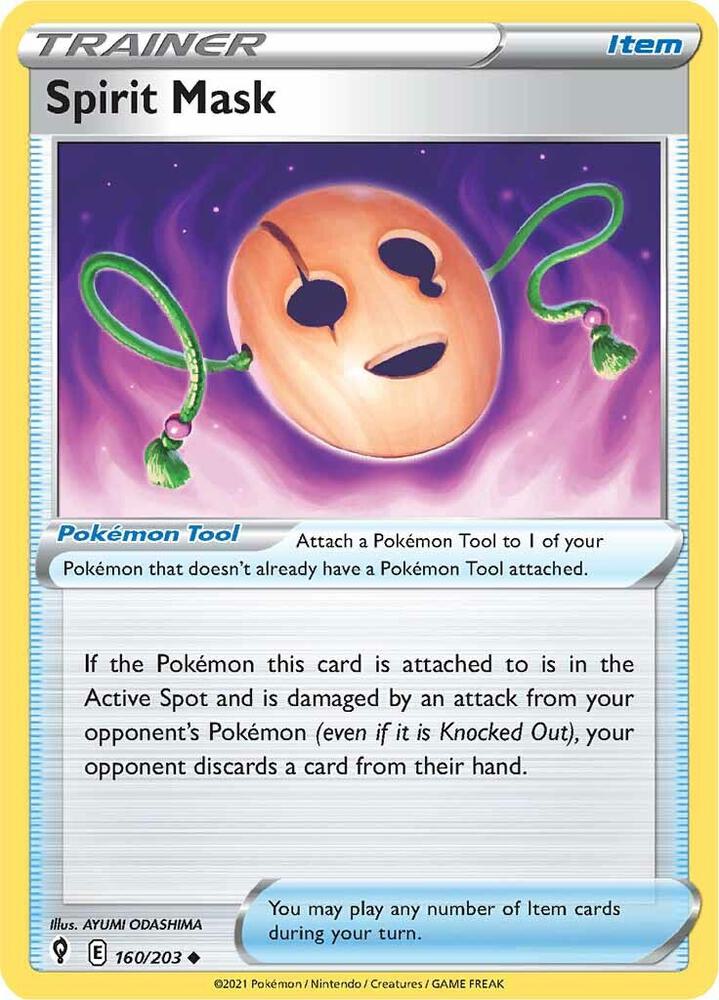 Spirit Mask #160/203 - SWSH07: Evolving Skies