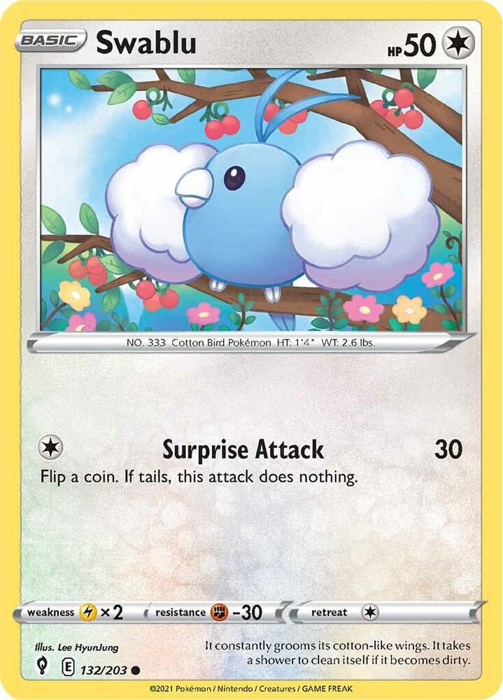 Swablu #132/203 - SWSH07: Evolving Skies