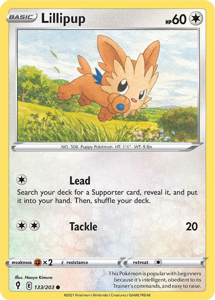 Lillipup #133/203 - SWSH07: Evolving Skies