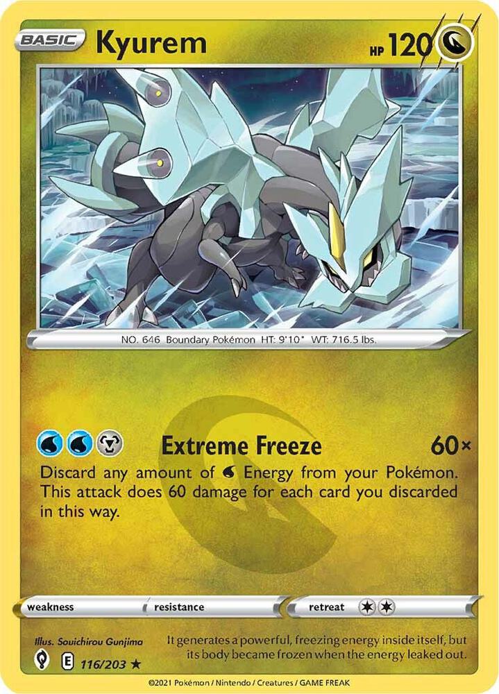 Kyurem #116/203 - SWSH07: Evolving Skies
