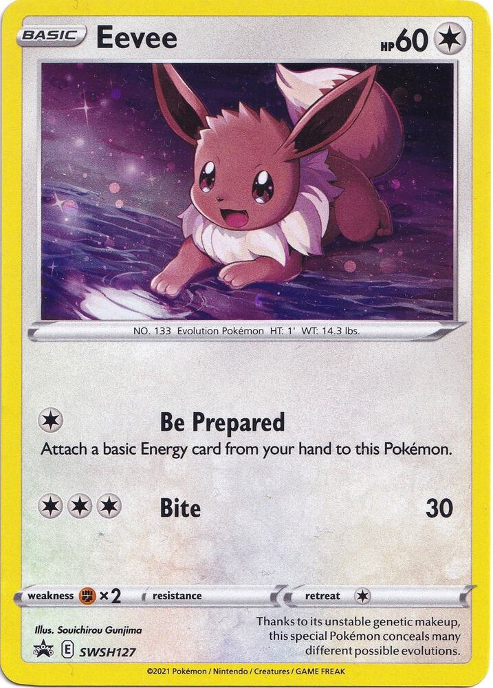 Eevee - SWSH127 #SWSH127 - SWSH: Sword & Shield Promo Cards