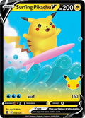 Surfing Pikachu V #008/025 - Celebrations - Near Mint