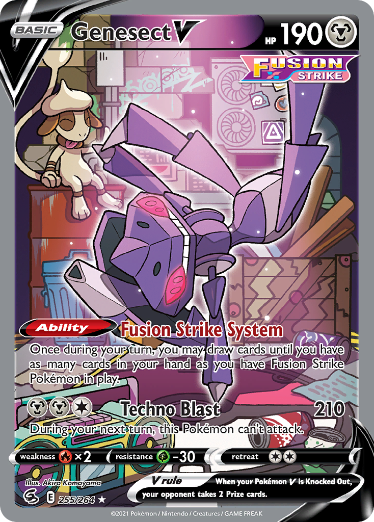 Pokémon — Genesect V — Fusion Strike (UR)