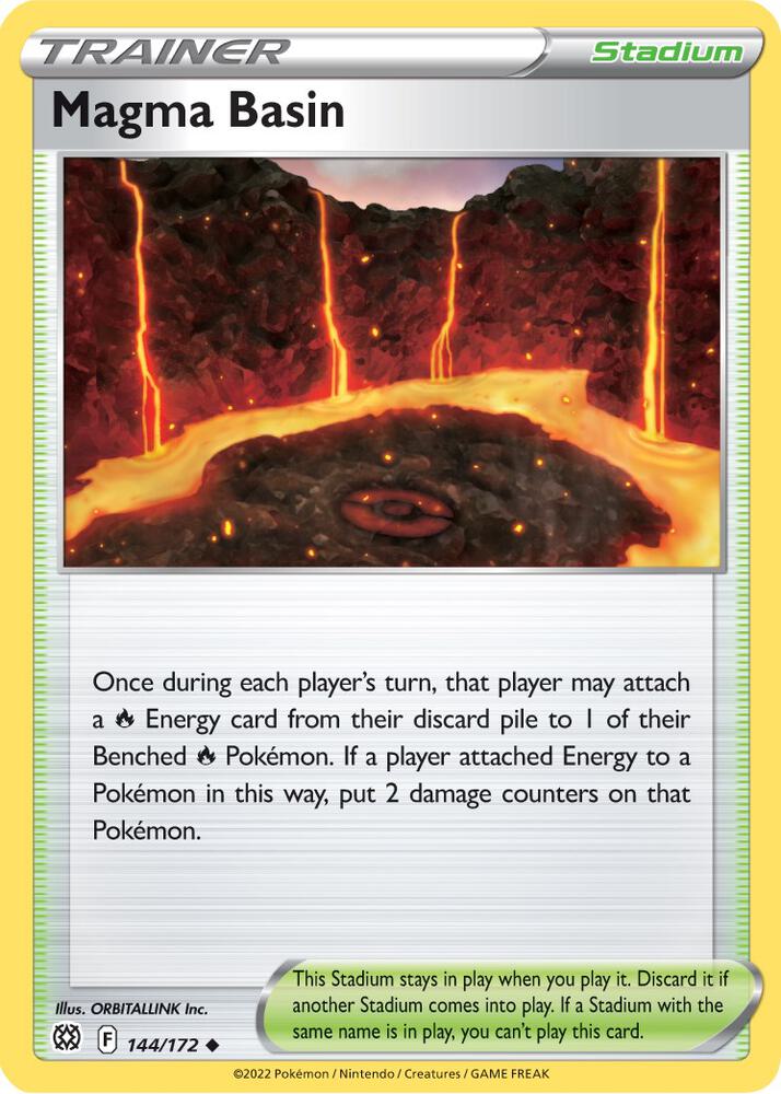 Magma Basin #144/172 - SWSH09: Brilliant Stars