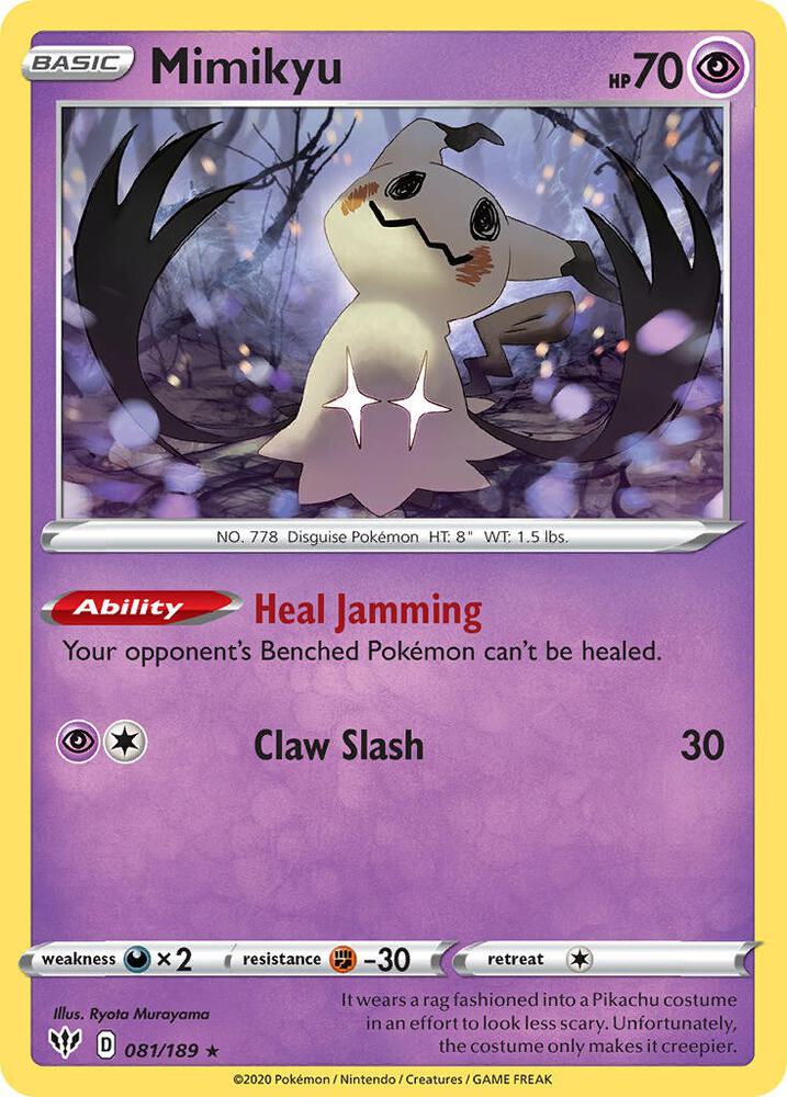 Mimikyu - 081/189 #081/189 - Miscellaneous Cards & Products