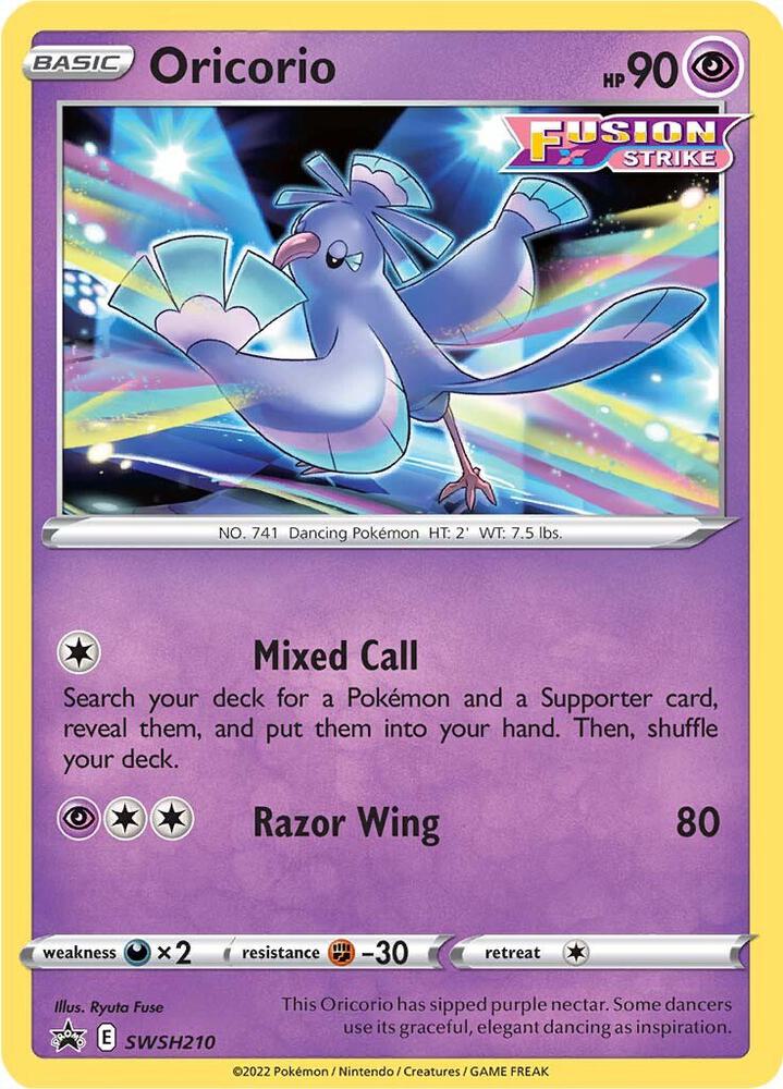 Oricorio - SWSH210 #SWSH210 - SWSH: Sword & Shield Promo Cards