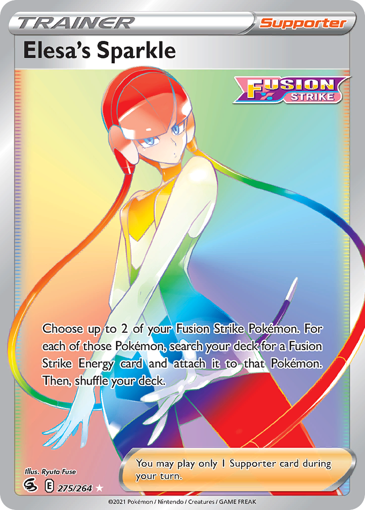 Elesa's Sparkle (Secret) · Fusion Strike · #275/264