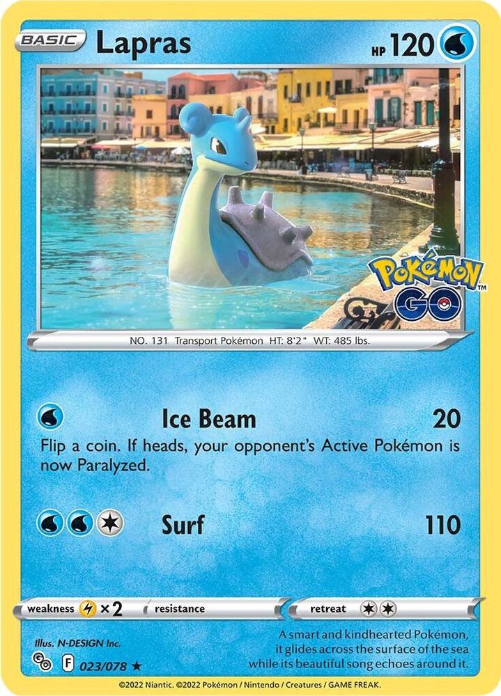 Lapras #023/078 - Pokemon GO