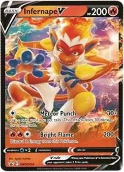 Infernape V - SWSH252 #SWSH252 - SWSH: Sword & Shield Promo Cards