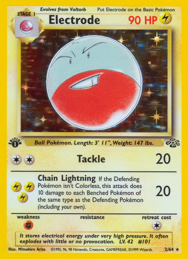 Pokémon — Electrode — Jungle (Holo)