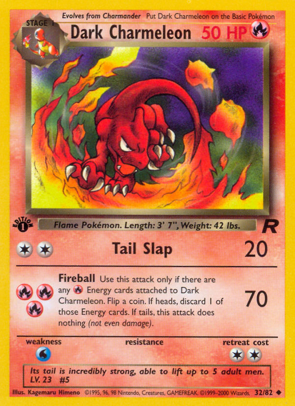 Dark Charmeleon · Team Rocket · #32