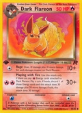 Pokémon — Dark Flareon — Team Rocket (Uncommon)