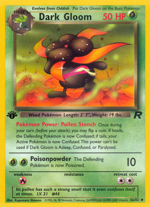 Dark Gloom · Team Rocket · #36