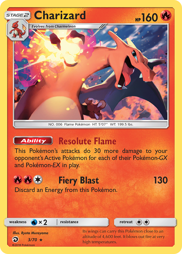 Pokémon — Charizard — Dragon Majesty (Holo)