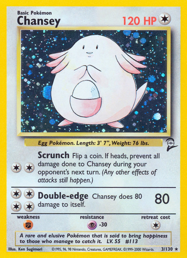 Chansey · Base Set (Unlimited) · #3