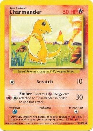 Charmander #046/102 - Base Set - Near Mint