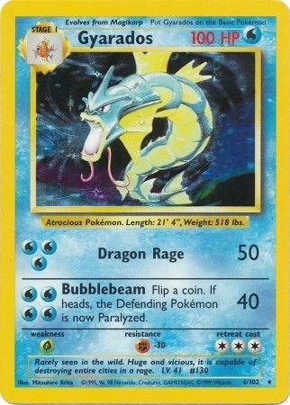 Gyarados #006/102 - Base Set - Moderately Played