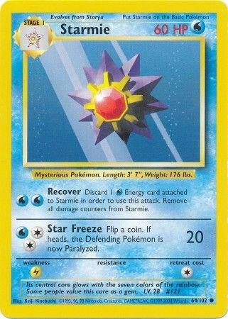 Starmie #064/102 - Base Set - Near Mint