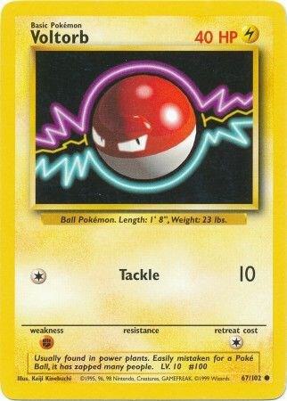 Voltorb #067/102 - Base Set - Near Mint