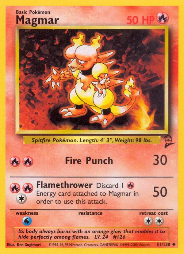 Magmar #051/130 - Base Set 2 - Near Mint