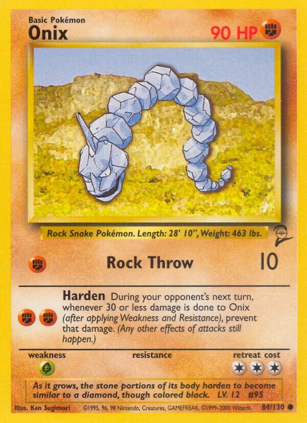 Onix #084/130 - Base Set 2 - Near Mint