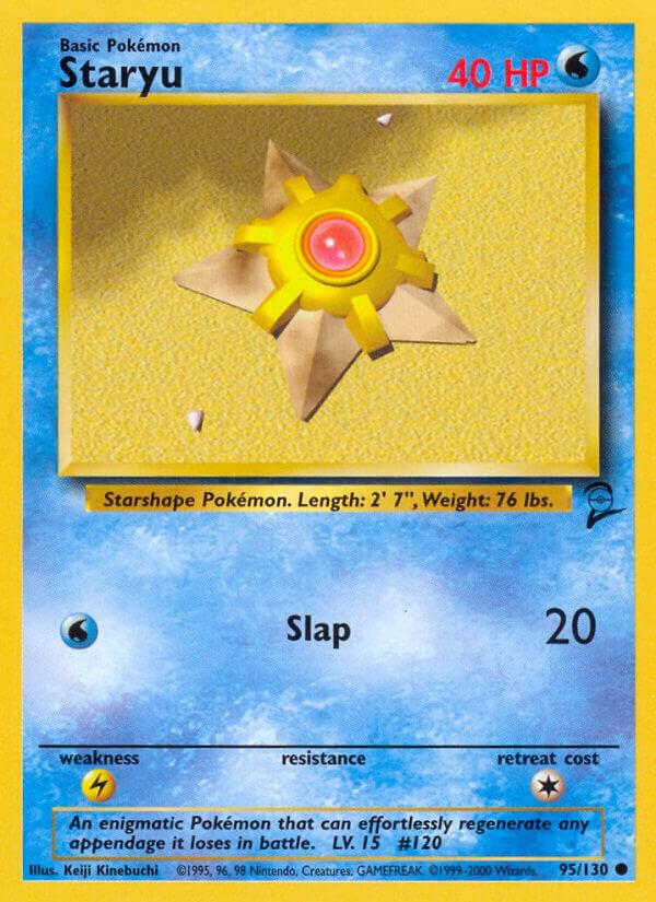 Staryu #095/130 - Base Set 2 - Near Mint