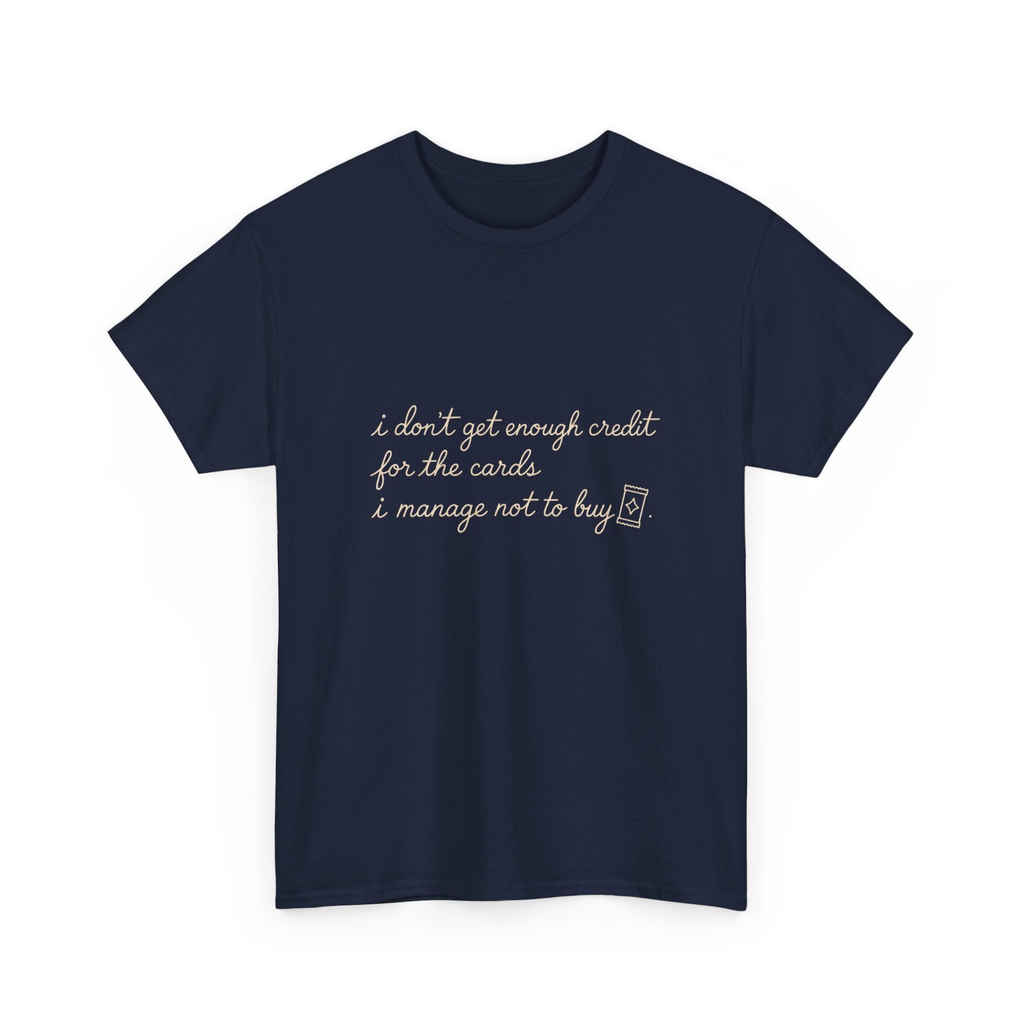 White Tee with Subtle Script Quote – Minimalist Inspirational T-Shirt