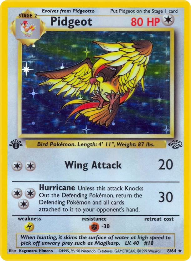 Pidgeot (8) #08/64 - Jungle - Lightly Played