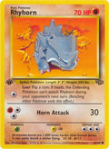 Rhyhorn #61/64 - Jungle - Moderately Played