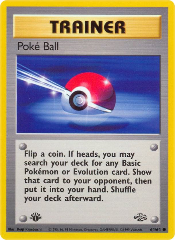 Poke Ball #64/64 - Jungle - Near Mint