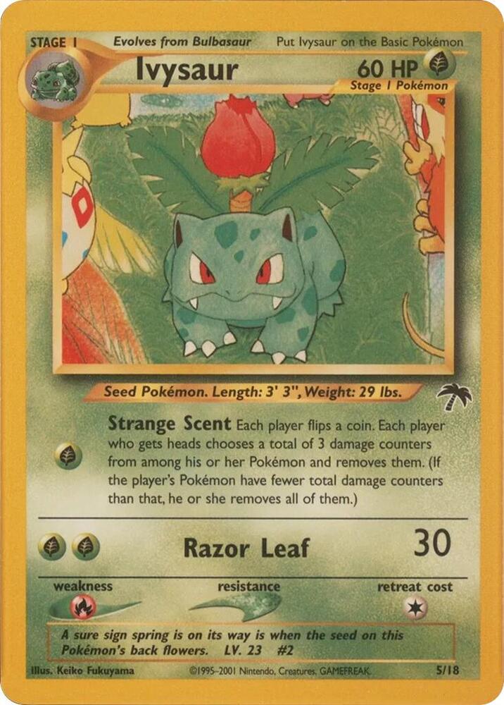 Ivysaur #05/18 - Southern Islands - Near Mint