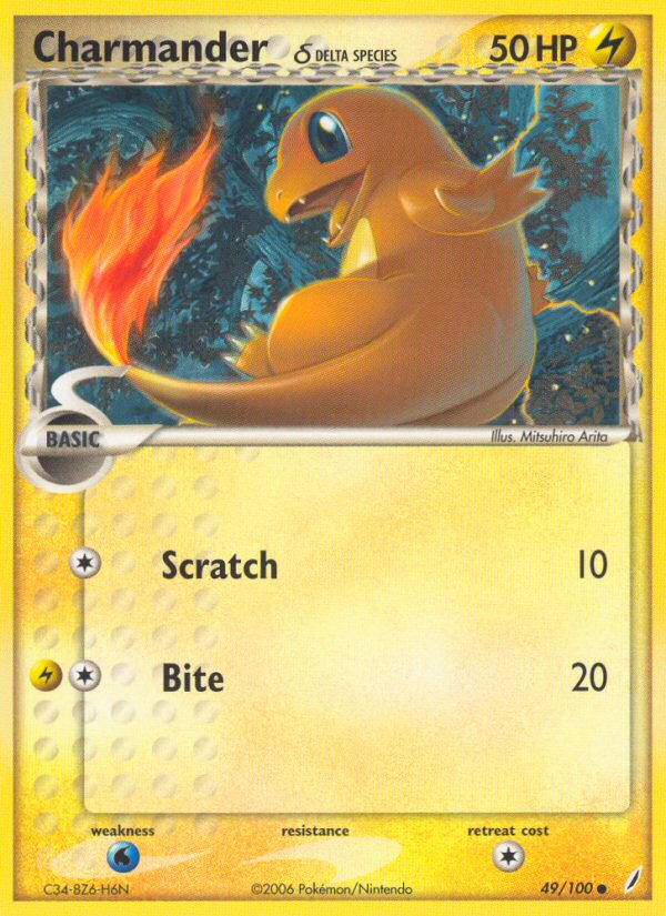 Charmander (Delta Species) · EX Crystal Guardians · #49