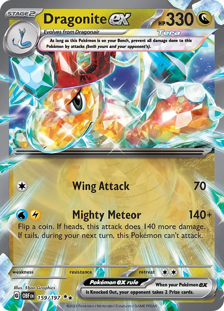 Dragonite ex #159/197 - SV03: Obsidian Flames