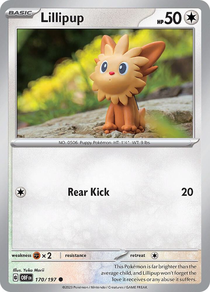Lillipup #170/197 - SV03: Obsidian Flames