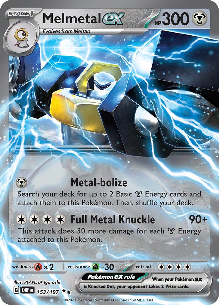 Melmetal ex #153/197 - SV03: Obsidian Flames