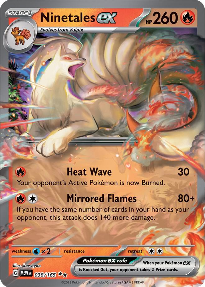 Ninetales ex - 038/165 #038/165 - SV: Scarlet & Violet 151