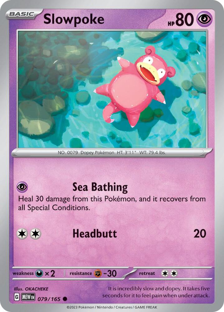 Slowpoke #079/165 - SV: Scarlet & Violet 151