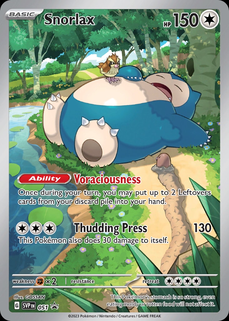 Snorlax - 051 #051 - SV: Scarlet & Violet Promo Cards