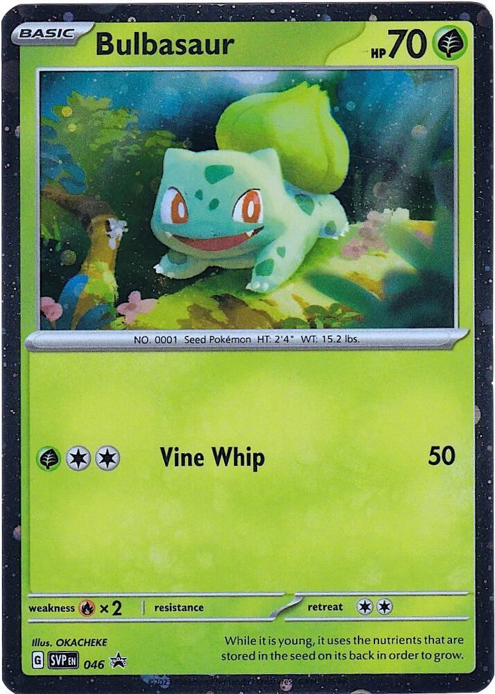 Bulbasaur - 046 (Cosmos Holo) #046 - SV: Scarlet & Violet Promo Cards