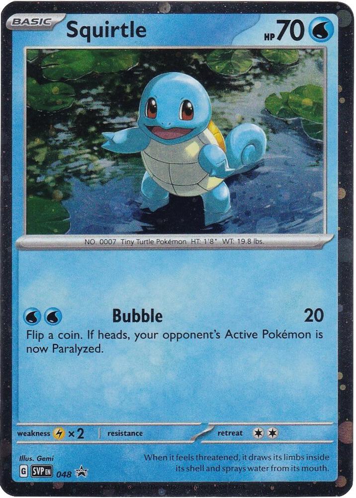 Squirtle - 048 (Cosmos Holo) #048 - SV: Scarlet & Violet Promo Cards