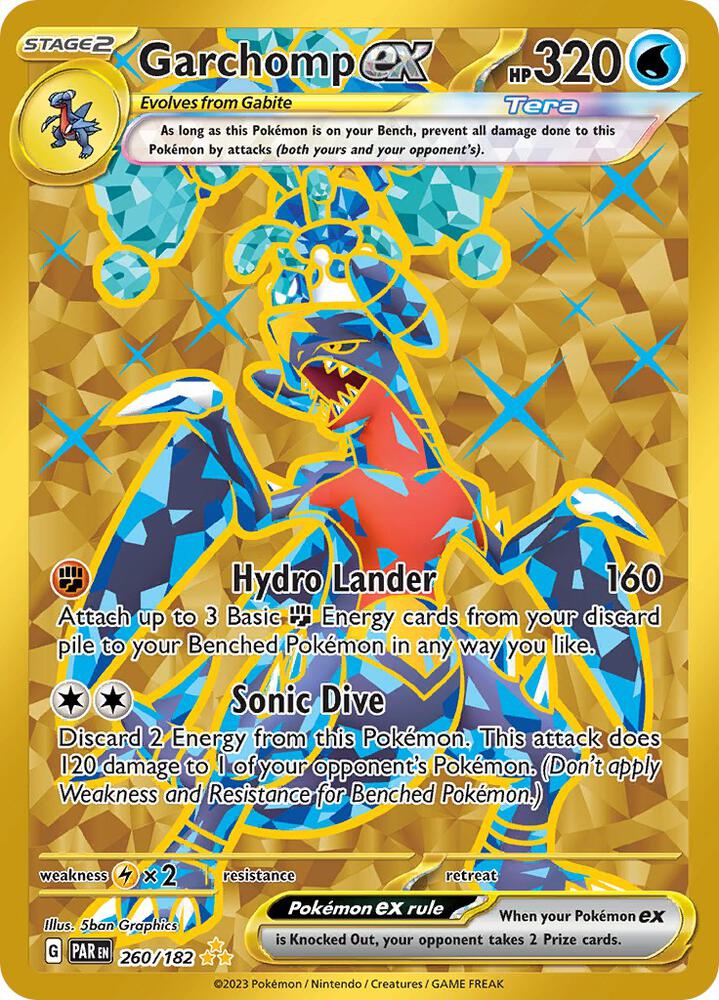 Garchomp ex - 260/182 #260/182 - SV04: Paradox Rift