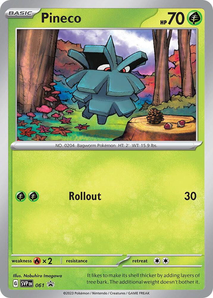Pineco - 061 #061 - SV: Scarlet & Violet Promo Cards
