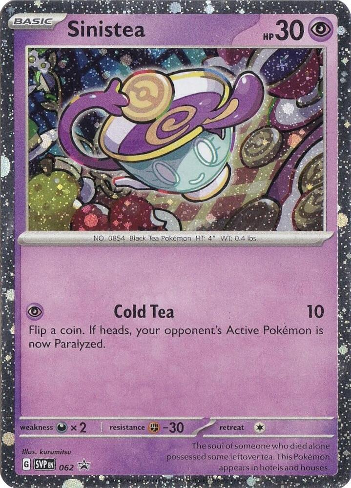 Sinistea - 062 #062 - SV: Scarlet & Violet Promo Cards