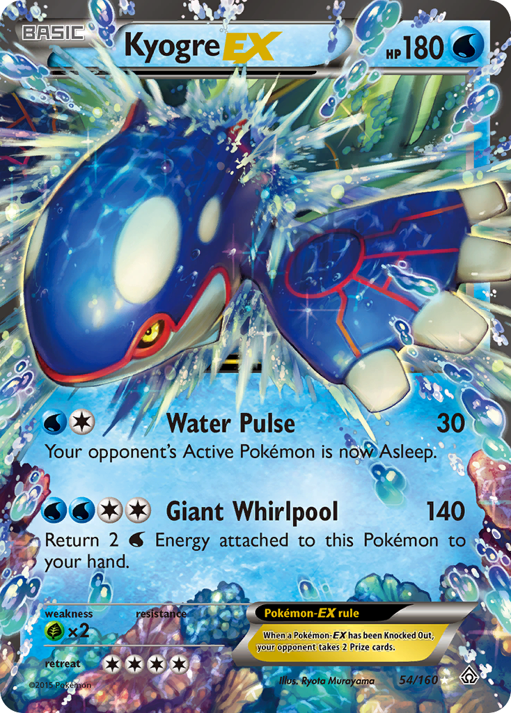 Kyogre EX · Primal Clash · #54