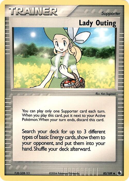 Lady Outing - 83/109 (No E-Reader) #83/109 - Deck Exclusives